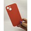 Pouzdro a kryt na mobilní telefon Apple Pouzdro Vennus case Silicone Lite iPhone 13 Oranžové