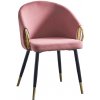 Jídelní židle Kondela Donko růžová