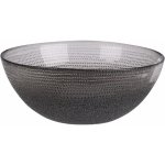Home Styling Collection Skleněná miska LAKRIS, Ø 15 cm antracitová – Zboží Dáma