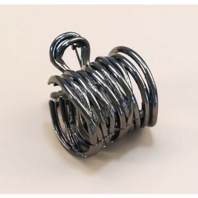 B-TOP Tmavě šedý kovový skřipec do vlasů pro nadzvednutí culíku – Zboží Mobilmania