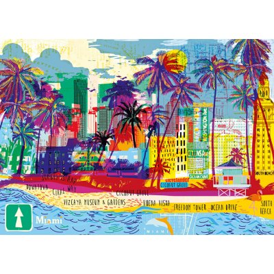 Heye Miluji Miami! 1000 dílků – Zboží Mobilmania