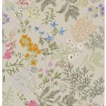 Samolepicí tapeta Timeet béžová samolepicí fólie s botanickým vzorem 41x300 cm, fólie na nábytek, – Zboží Dáma
