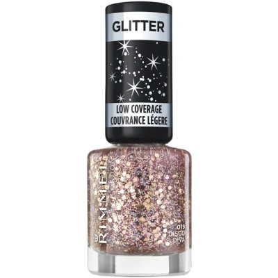 Rimmel London Glitter Bomb Top Coat lak na nehty 019 Disco Diva 8 ml – Hledejceny.cz