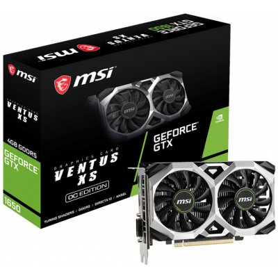 MSI GeForce GTX 1650 D6 VENTUS XS OC – Zboží Živě