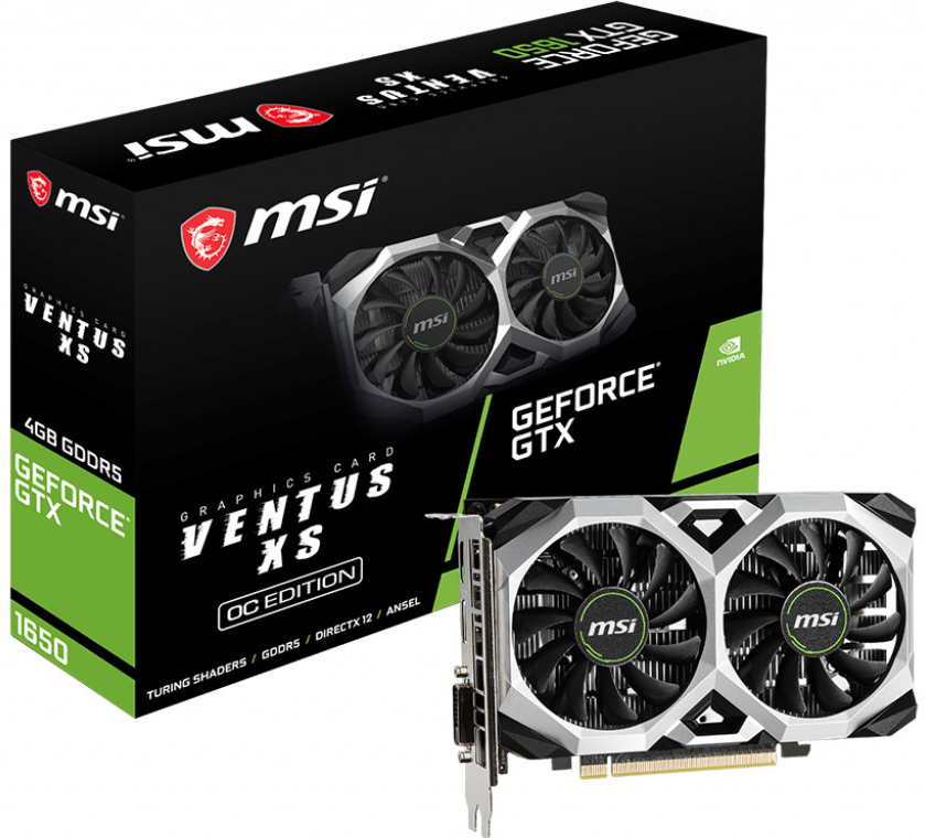 MSI GeForce GTX 1650 D6 VENTUS XS OC