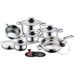CS Kochsysteme Sada nádobí nerez s teploměrem Aurich CS-065843 16 ks – Zboží Dáma