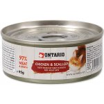 Ontario Cat Chicken Pieces & Scallop 95 g – Hledejceny.cz