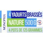 Monoprix Bílý jogurt 4 x 125 g – Hledejceny.cz