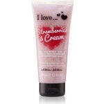 I Love Strawberries Cream sprchový peeling 200 ml – Zbozi.Blesk.cz