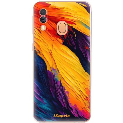 Pouzdro iSaprio - Orange Paint - Samsung Galaxy A40 – Zbozi.Blesk.cz