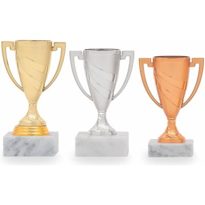 Sportovní poháry EKONOM 33010 3 16 cm zlatý – Hledejceny.cz