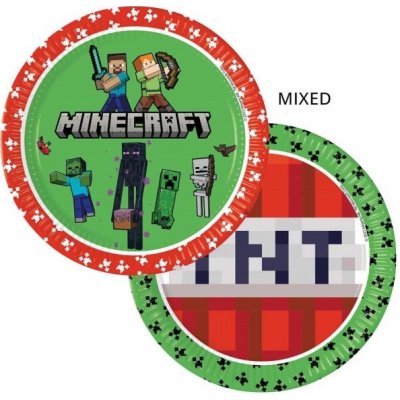 Godan Talíře papírové Minecraft Příští generace 23 cm – Zboží Mobilmania