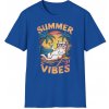 Pánské tričko s potiskem Tričko s potiskem Summer Vibes Pohoda na maximum Unisex Softstyle Royal