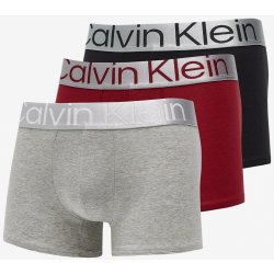 Calvin Klein reconsidered steel cotton trunk black 3 pack