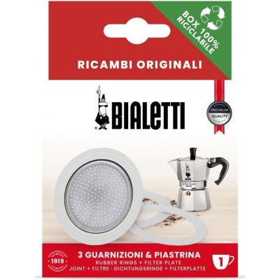 Bialetti Moka Express 1 trychtýř a těsnění 3 ks – Hledejceny.cz