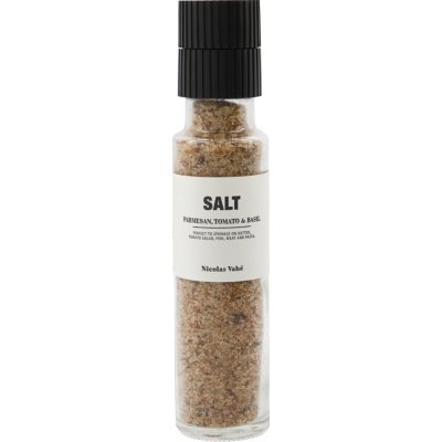 Sůl parmezán & rajče & bazalka s mlýnkem Nicolas Vahé 300g – Hledejceny.cz