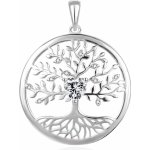 Agato Stříbrný přívěsek Strom života se zirkony AGT H02W – Zboží Dáma