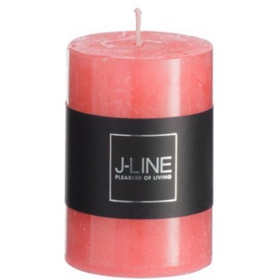 Červená svíčka Watermelon S válec - Ø 5*7,5 cm/18h - J-Line by Jolipa – Hledejceny.cz