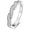Prsteny Beneto stříbrný s krystaly AGG184