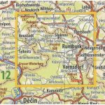 KČT 13 Šluknovsko a České Švýcarsko - nástěnná turistická mapa 60 x 90 cm Varianta: mapa v dřevěném rámu, Provedení: Ticiago černý – Zbozi.Blesk.cz
