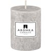 Svíčka Aromka Válec průměr 5,4 cm výška 7 cm Pánský parfém šedá