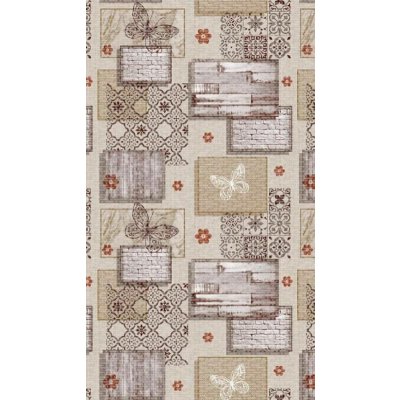 Terramat PVC 1065-2 motýli béžová metráž 60 cm – Hledejceny.cz