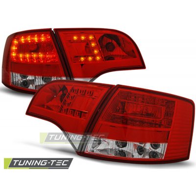 Tuning-Tec Zadní čirá LED světla Audi A4 Avant (2004 - 2008) - červené – Hledejceny.cz