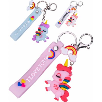 Přívěsek na klíče jednorožec holčičí 3 barvy – Hledejceny.cz