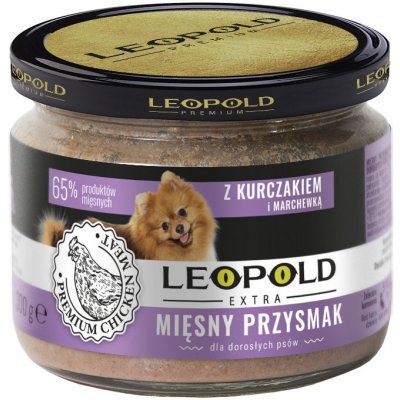 Leopold s kuřecím masem a mrkví 10% 300 g – Zboží Mobilmania