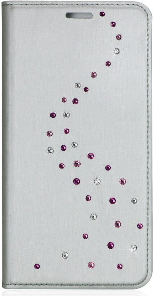 Pouzdro Bling My Thing Primo Milky Way Silver/Rose Sparkles iPhone X/Xs krystaly Swarovski®