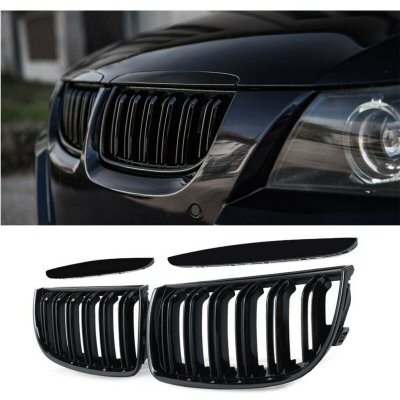 PROTEC Přední maska BMW E90/E91 2005-2008 černá lesklá | Zboží Auto