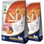 N&D Pumpkin Dog Adult Mini Grain Free Lamb & Blueberry 2 x 7 kg – Hledejceny.cz