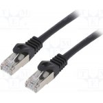 Gembird PP6-0,5M/BK Patch RJ45, cat. 6, FTP, 0,5m, černý – Zbozi.Blesk.cz