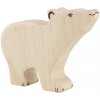 Figurka Holztiger Medvěd lední malý se zvednutou hlavou