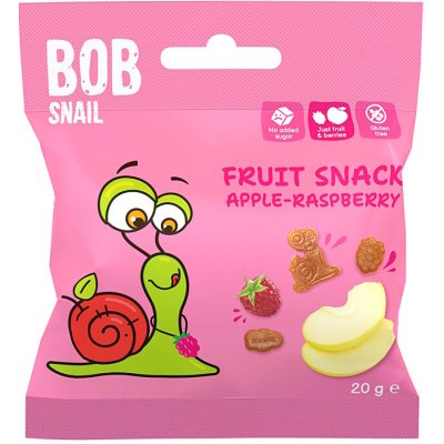 Šnek Bob ovocný snack jablko-malina 20 g – Hledejceny.cz