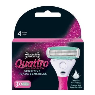 Wilkinson Sword Quattro Aloe & vit.E for women NH 3 ks