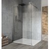 Pevné stěny do sprchových koutů Gelco VARIO CHROME jednodílná zástěna k instalaci ke stěně, čiré sklo, 1200 mm