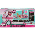 MGA L.O.L. Surprise Glamper karavan OMG 4v1 576730 stříbrno růžový – Zboží Mobilmania