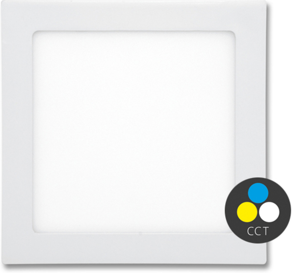Ecolite LED-WSQ-CCT/12W/BI