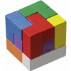 Hra a hlavolam Hlavolam Soma Cube dřevěný barevný