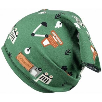 Dětský šátek na hlavu Traktor a bagr – Zboží Mobilmania