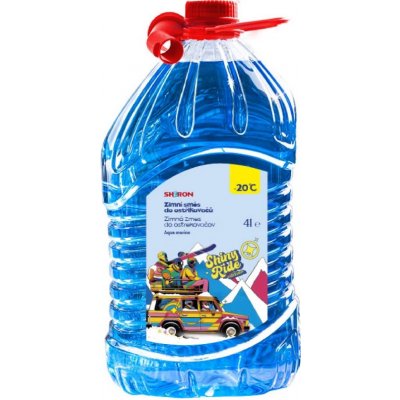 Sheron Shiny Ride Zimní kapalina do ostřikovačů Aqua marine -20°C 4 l | Zboží Auto