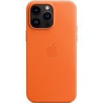 Apple Leather Case s MagSafe pro iPhone 14 - oranžový MPP83ZM/A – Sleviste.cz