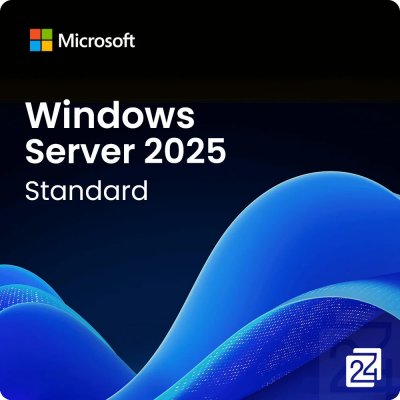 Win Svr Std 2025 64Bit CZE 1pk OEM DVD 16 Core EP2-25185 – Zboží Živě