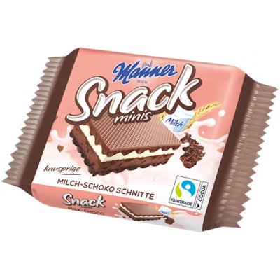 Manner Snack Milch-Schoko 25 g – Zboží Dáma