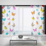 IMPAR Záclony Motýlci (Rozměr záclony: 150x250) – Hledejceny.cz