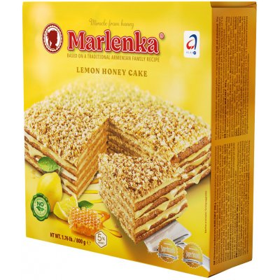 Marlenka Citrónový medový dort 800 g – Zbozi.Blesk.cz
