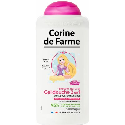 Corine de Farme Princess 2v1 sprchový gel a šampon na vlasy pro děti 300 ml – Hledejceny.cz