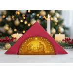 CENTROFLOR Vánoční dřevěný stojánek na ubrousky 65x130mm – Zboží Dáma