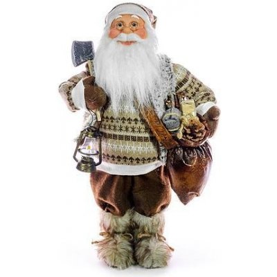 MagicHome Dekorace Santa se sekerou 061 cm ST8090567 – Zboží Mobilmania